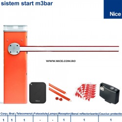 Sistem Start Bariera Automata Acces Parcare 3m Nice M3Bar
